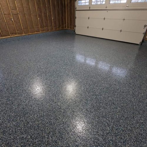Reflective epoxy finish