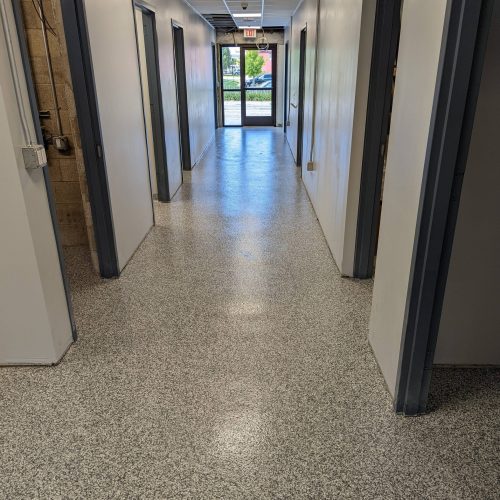 Commercial corridor coating